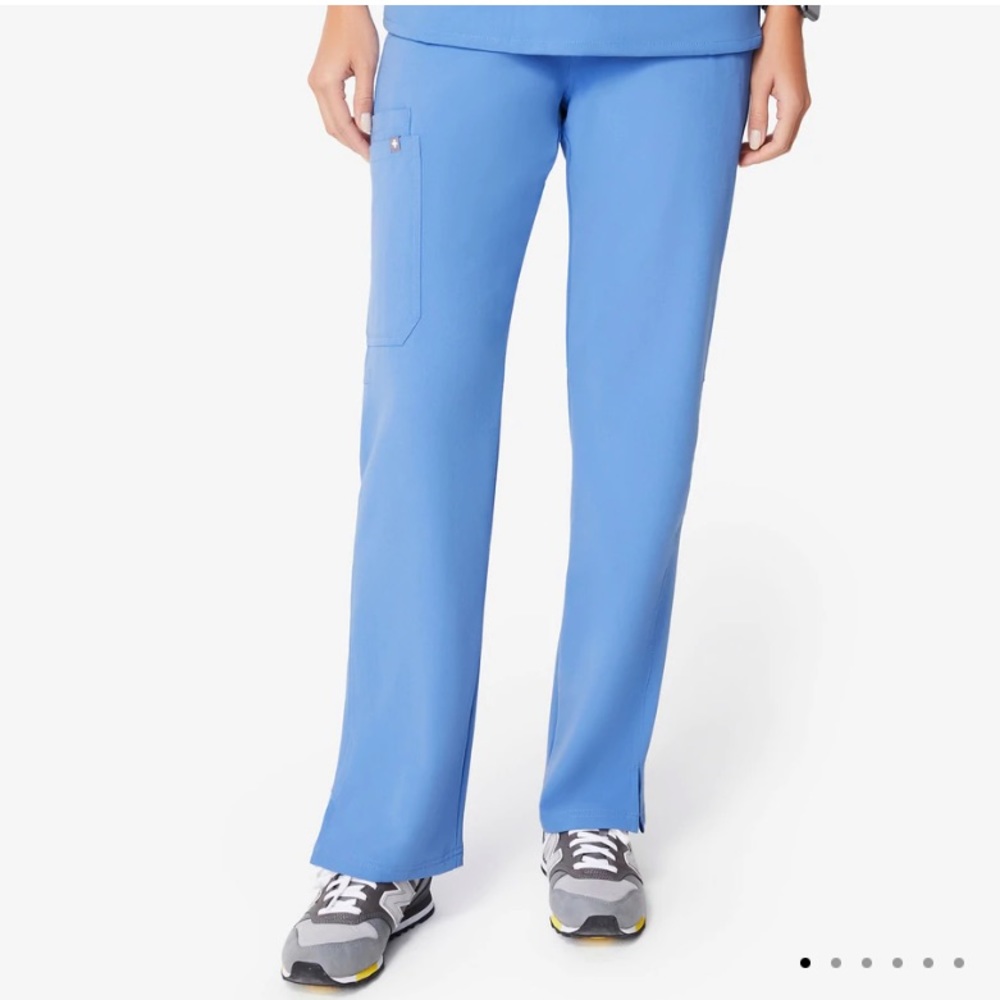 FIGS Kade Cargo Scrub Pants Ceil Blue